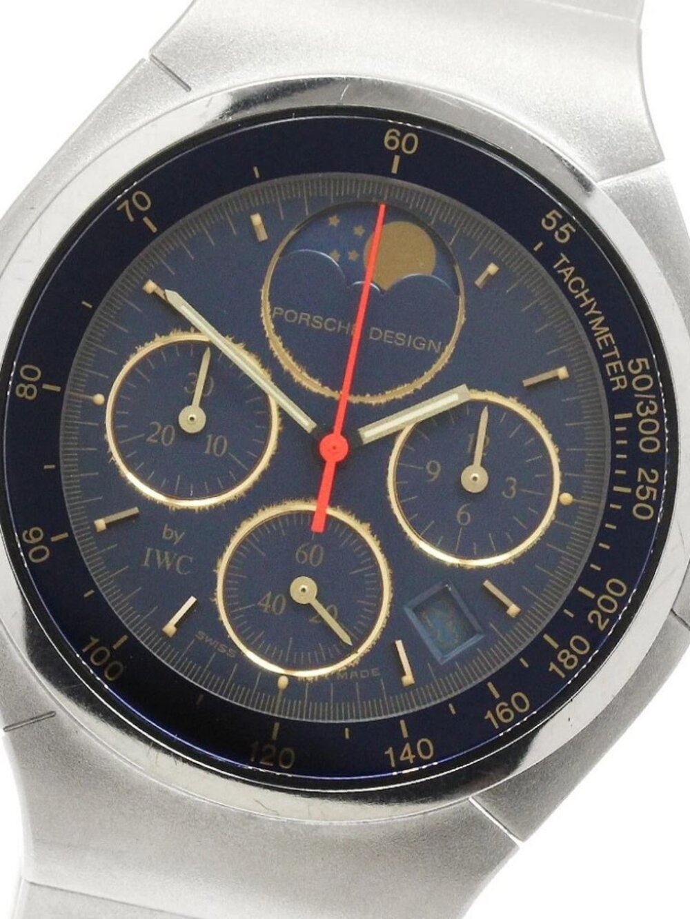 Porsche Design by IWC IW374501 Moon phase chronograph Quartz Men's Watch_962222